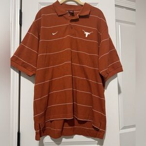 Vintage Nike‎ Men's Texas Longhorns Polo Shirt Large